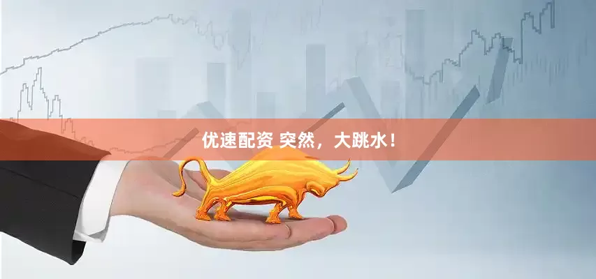 优速配资 突然，大跳水！